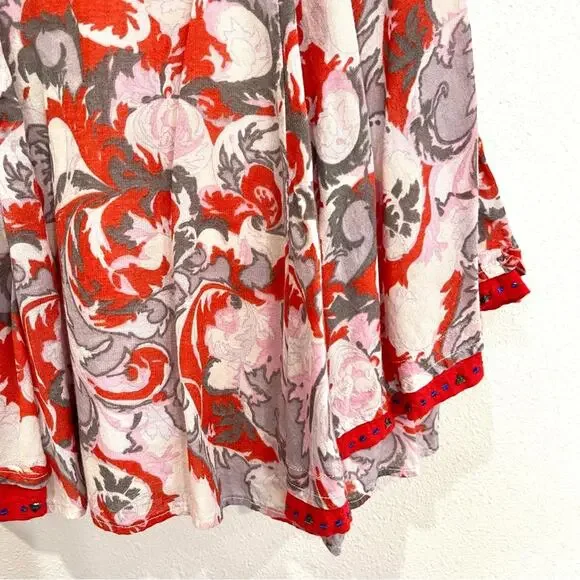 Chaudry KC Mini Sundress Embroidered Sequined Fully Lined Tiered Skirt - Small - Picture 9 of 16